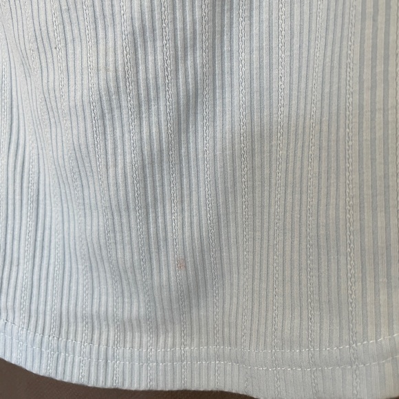 Sky to Moon Lacy Baby Blue Crop Tank - Picture 6 of 6